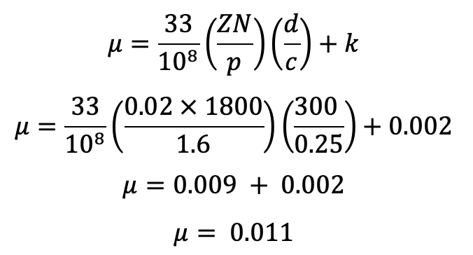 Heat Generated in Journal Bearing