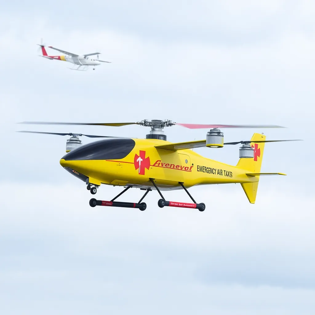 Emergency Response Air Taxis eVTOL aircraft