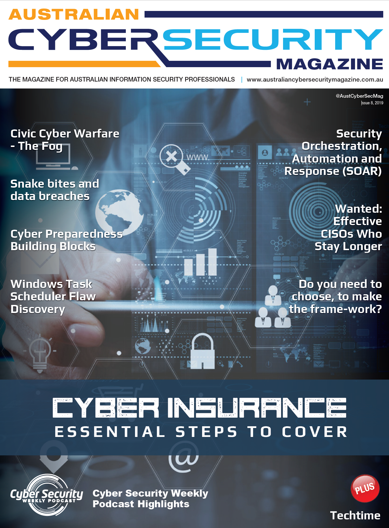 Australian Cyber Security Magazine Issue 8 2019 Cover